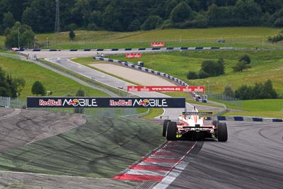 11;11;12-August-2011;ADAC-Masters;ATS-Formel-3-Cup;Austria;Dallara-F307;Formula-3;Open-Wheeler;Performance-Racing;Red-Bull-Ring;Spielberg;Styria;Tom-Blomqvist;VW;Volkswagen;auto;circuit;landscape;motorsport;racing;scenery;telephoto;track;Österreich