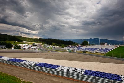 12-August-2011;ADAC-Masters;Austria;Red-Bull-Ring;Spielberg;Styria;atmosphere;auto;circuit;clouds;corner;grandstand;landscape;motorsport;racing;runoff;scenery;sky;track;tyre-barrier;wide-angle;Österreich