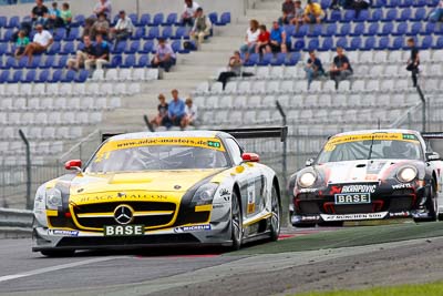 21;12-August-2011;21;ADAC-GT-Masters;ADAC-Masters;Austria;Black-Falcon;Grand-Tourer;Jan-Seyffarth;Mercedes‒Benz-SLS-AMG-GT3;Oliver-Mayer;Red-Bull-Ring;Spielberg;Styria;auto;circuit;motorsport;qualifying;racing;super-telephoto;track;Österreich