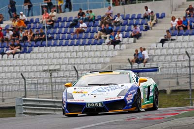 2;12-August-2011;2;ADAC-GT-Masters;ADAC-Masters;Austria;Ferdinand-Stuck;Grand-Tourer;Johannes-Stuck;Lamborghini-Gallardo-LP600-GT3;Red-Bull-Ring;Reiter-Engineering;Spielberg;Styria;auto;circuit;motorsport;qualifying;racing;super-telephoto;track;Österreich