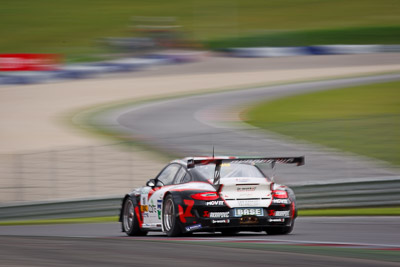 10;10;12-August-2011;ADAC-GT-Masters;ADAC-Masters;Austria;Grand-Tourer;Michael-Ammermüller;Porsche-911-GT3-R-997;Red-Bull-Ring;Sebastian-Asch;Spielberg;Styria;a‒workx-Akrapovic;auto;circuit;motorsport;qualifying;racing;super-telephoto;track;Österreich