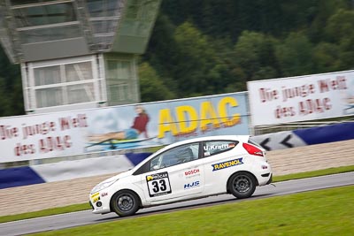 33;13-August-2011;33;ADAC-Masters;Austria;Ford-Fiesta;Red-Bull-Ring;Spielberg;Styria;Ulrike-Krafft;auto;circuit;motorsport;racing;telephoto;track;Österreich