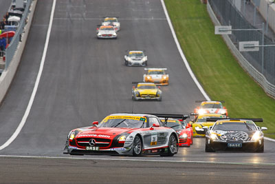 20;13-August-2011;20;ADAC-GT-Masters;ADAC-Masters;Austria;Black-Falcon;Grand-Tourer;Kenneth-Heyer;Mercedes‒Benz-SLS-AMG-GT3;Red-Bull-Ring;Robert-Renauer;Spielberg;Styria;auto;circuit;motorsport;racing;super-telephoto;track;Österreich