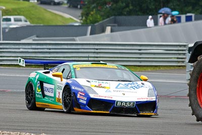2;13-August-2011;2;ADAC-GT-Masters;ADAC-Masters;Austria;Ferdinand-Stuck;Grand-Tourer;Johannes-Stuck;Lamborghini-Gallardo-LP600-GT3;Red-Bull-Ring;Reiter-Engineering;Spielberg;Styria;auto;circuit;motorsport;racing;super-telephoto;track;Österreich