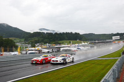 31;36;13-August-2011;31;36;ADAC-GT-Masters;ADAC-Masters;Austria;Carsten-Tilke;Grand-Tourer;HEICO-Motorsport;MS-Racing;Maximilian-Götz;Maximilian-Mayer;Mercedes‒Benz-SLS-AMG-GT3;Red-Bull-Ring;Spielberg;Styria;Thomas-Holzer;auto;circuit;motorsport;racing;track;wide-angle;Österreich