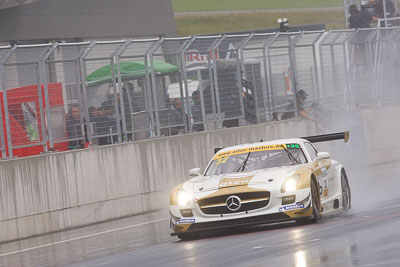 32;13-August-2011;ADAC-GT-Masters;ADAC-Masters;Austria;Dominik-Baumann;Grand-Tourer;HEICO-Motorsport;Harald-Proczyk;Mercedes‒Benz-SLS-AMG-GT3;Red-Bull-Ring;Spielberg;Styria;auto;circuit;motorsport;racing;super-telephoto;track;Österreich