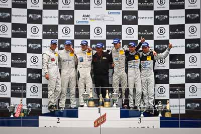 13-August-2011;ADAC-GT-Masters;ADAC-Masters;Andreas-Simonsen;Andreas-Zuber;Austria;Christian-Engelhart;Christopher-Haase;Grand-Tourer;Lance-David-Arnold;Norbert-Siedler;Red-Bull-Ring;Spielberg;Styria;atmosphere;auto;celebration;circuit;motorsport;podium;racing;telephoto;track;Österreich