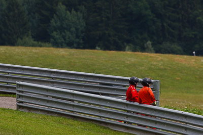 13-August-2011;ADAC-Masters;Austria;Red-Bull-Ring;Spielberg;Styria;atmosphere;auto;barrier;circuit;guard-rail;marshal;motorsport;racing;super-telephoto;track;Österreich