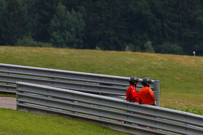 13-August-2011;ADAC-Masters;Austria;Red-Bull-Ring;Spielberg;Styria;atmosphere;auto;barrier;circuit;guard-rail;marshal;motorsport;racing;super-telephoto;track;Österreich