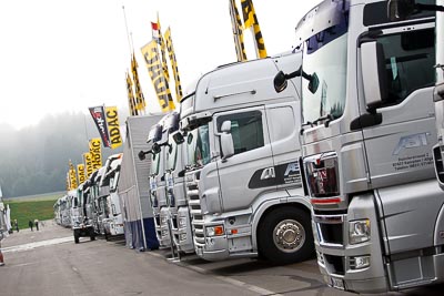 14-August-2011;ADAC-Masters;Austria;Red-Bull-Ring;Spielberg;Styria;atmosphere;auto;circuit;motorsport;paddock;racing;telephoto;track;transporter;truck;Österreich