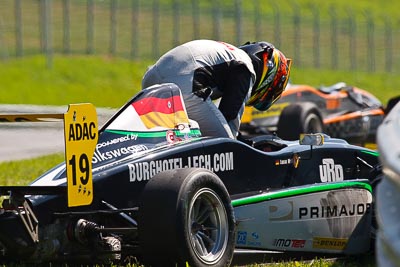 19;14-August-2011;19;ADAC-Masters;Austria;Lucas-Wolf;Red-Bull-Ring;Spielberg;Styria;URD-Rennsport;accident;auto;circuit;crash;damage;motorsport;racing;super-telephoto;track;Österreich