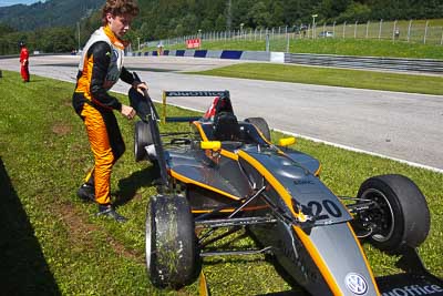 20;14-August-2011;20;ADAC-Masters;Austria;Jeffrey-Schmidt;Red-Bull-Ring;Spielberg;Styria;accident;auto;circuit;crash;damage;motorsport;racing;track;wide-angle;Österreich