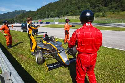 20;14-August-2011;20;ADAC-Masters;Austria;Jeffrey-Schmidt;Red-Bull-Ring;Spielberg;Styria;accident;auto;circuit;crash;damage;motorsport;racing;track;wide-angle;Österreich