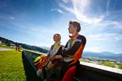 14-August-2011;ADAC-Masters;Austria;Jeffrey-Schmidt;Lucas-Wolf;Red-Bull-Ring;Spielberg;Styria;accident;auto;circuit;crash;damage;motorsport;portrait;racing;track;wide-angle;Österreich