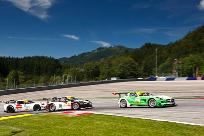 10;22;10;14-August-2011;22;ADAC-GT-Masters;ADAC-Masters;Austria;Florian-Stoll;Grand-Tourer;MS-Racing;Mercedes‒Benz-SLS-AMG-GT3;Michael-Ammermüller;Porsche-911-GT3-R-997;Red-Bull-Ring;Sebastian-Asch;Spielberg;Styria;Thomas-Jaeger;Thomas-Jäger;a‒workx-Akrapovic;auto;circuit;motorsport;racing;track;wide-angle;Österreich