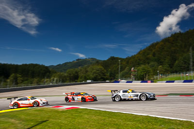 26;14-August-2011;26;ADAC-GT-Masters;ADAC-Masters;Austria;Bleekemolen-RacePlanet-Racing;Grand-Tourer;Mercedes‒Benz-SLS-AMG-GT3;Michael-Bleekemolen;Red-Bull-Ring;Ronald-van-de-Laar;Spielberg;Styria;auto;circuit;motorsport;racing;track;wide-angle;Österreich