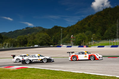 16;14-August-2011;16;ADAC-GT-Masters;ADAC-Masters;Austria;FACH-AUTO-TECH;Grand-Tourer;Jens-Richter;Otto-Klohs;Porsche-911-GT3-R-997;Red-Bull-Ring;Spielberg;Styria;auto;circuit;motorsport;racing;track;wide-angle;Österreich