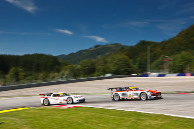 20;14-August-2011;20;ADAC-GT-Masters;ADAC-Masters;Austria;Black-Falcon;Grand-Tourer;Kenneth-Heyer;Mercedes‒Benz-SLS-AMG-GT3;Red-Bull-Ring;Robert-Renauer;Spielberg;Styria;auto;circuit;motorsport;racing;track;wide-angle;Österreich