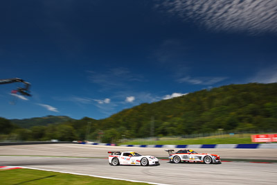 20;14-August-2011;20;ADAC-GT-Masters;ADAC-Masters;Austria;Black-Falcon;Grand-Tourer;Kenneth-Heyer;Mercedes‒Benz-SLS-AMG-GT3;Red-Bull-Ring;Robert-Renauer;Spielberg;Styria;auto;circuit;motorsport;racing;track;wide-angle;Österreich