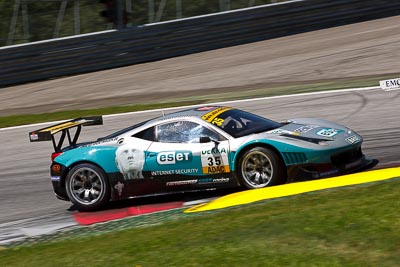 35;14-August-2011;35;ADAC-GT-Masters;ADAC-Masters;Austria;Dominik-Farnbacher;Farnbacher-ESET-Racing;Ferrari-458-Italia-GT3;Grand-Tourer;Niclas-Kentenich;Red-Bull-Ring;Spielberg;Styria;auto;circuit;motorsport;racing;telephoto;track;Österreich