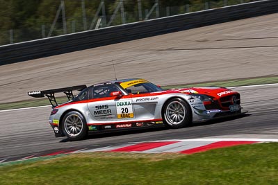 20;14-August-2011;20;ADAC-GT-Masters;ADAC-Masters;Austria;Black-Falcon;Grand-Tourer;Kenneth-Heyer;Mercedes‒Benz-SLS-AMG-GT3;Red-Bull-Ring;Robert-Renauer;Spielberg;Styria;auto;circuit;motorsport;racing;telephoto;track;Österreich