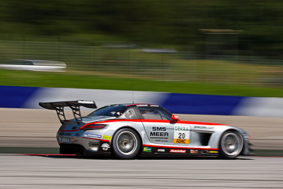 20;14-August-2011;20;ADAC-GT-Masters;ADAC-Masters;Austria;Black-Falcon;Grand-Tourer;Kenneth-Heyer;Mercedes‒Benz-SLS-AMG-GT3;Red-Bull-Ring;Robert-Renauer;Spielberg;Styria;auto;circuit;motorsport;racing;telephoto;track;Österreich