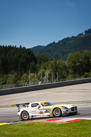 32;14-August-2011;ADAC-GT-Masters;ADAC-Masters;Austria;Dominik-Baumann;Grand-Tourer;HEICO-Motorsport;Harald-Proczyk;Mercedes‒Benz-SLS-AMG-GT3;Red-Bull-Ring;Spielberg;Styria;auto;circuit;motorsport;racing;telephoto;track;Österreich