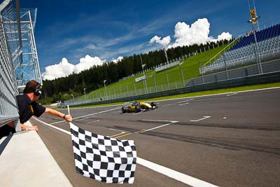 1;1;14-August-2011;ADAC-Masters;ATS-Formel-3-Cup;Alon-Day;Austria;Dallara-F307;Formula-3;HS-Engineering;Open-Wheeler;Red-Bull-Ring;Spielberg;Styria;VW;Volkswagen;atmosphere;auto;chequered-flag;circuit;finish;motorsport;racing;track;wide-angle;Österreich