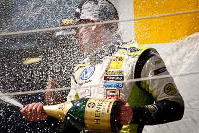 14-August-2011;ADAC-Masters;ATS-Formel-3-Cup;Austria;Formula-3;Open-Wheeler;Red-Bull-Ring;Richie-Stanaway;Spielberg;Styria;atmosphere;auto;celebration;champagne;circuit;motorsport;podium;portrait;racing;super-telephoto;track;Österreich