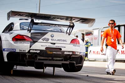 6;19-August-2011;6;Abdulaziz-Al-Faisal;Automotodróm;BMW-Z4-GT3;Dunajska-Streda;Dunajská-Streda;Edward-Sandström;FIA-GT3-European-Championship;Need-For-Speed-Team-Schubert;Orechova-Poton;Orechová-Potôň;Slovak-Republic;Slovakia;Slovakia-Ring;Slovensko;atmosphere;auto;motorsport;pitlane;racing;telephoto