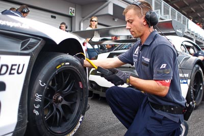 19-August-2011;28mm;Automotodróm;Dunajska-Streda;Dunajská-Streda;FIA-GT3-European-Championship;Need-For-Speed-Team-Schubert;Orechova-Poton;Orechová-Potôň;Slovak-Republic;Slovakia;Slovakia-Ring;Slovensko;atmosphere;auto;mechanic;motorsport;pitlane;portrait;racing;wide-angle