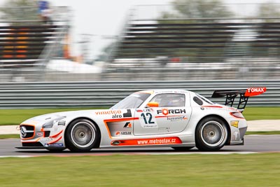 12;12;19-August-2011;Automotodróm;Dunajska-Streda;Dunajská-Streda;FIA-GT3-European-Championship;Gravity-Charouz-Racing;Jakub-Knoll;Jan-Stovicek;Jan-Šťovíček;Mercedes‒Benz-SLS-AMG-GT3;Orechova-Poton;Orechová-Potôň;Slovak-Republic;Slovakia;Slovakia-Ring;Slovensko;auto;motorsport;racing;telephoto