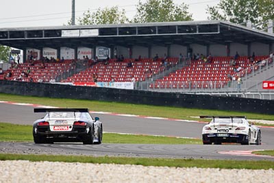 15;19-August-2011;Audi-R8-LMS;Automotodróm;Dino-Lunardi;Dunajska-Streda;Dunajská-Streda;FIA-GT3-European-Championship;Jerome-Demay;Jérôme-Demay;Orechova-Poton;Orechová-Potôň;Sainteloc-Racing;Slovak-Republic;Slovakia;Slovakia-Ring;Slovensko;auto;grandstand;motorsport;racing;super-telephoto