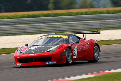 21;19-August-2011;21;Automotodróm;Dunajska-Streda;Dunajská-Streda;Duncan-Cameron;FIA-GT3-European-Championship;Ferrari-458-Italia-GT3;MTECH-Racing;Matt-Griffin;Orechova-Poton;Orechová-Potôň;Slovak-Republic;Slovakia;Slovakia-Ring;Slovensko;auto;motorsport;racing;super-telephoto