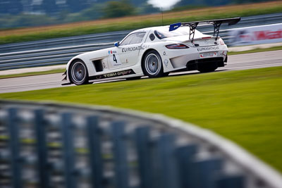 4;19-August-2011;4;Automotodróm;Dunajska-Streda;Dunajská-Streda;FIA-GT3-European-Championship;Graff-Racing;Grégoire-Demoustier;Joakim-Lambotte;Mercedes‒Benz-SLS-AMG-GT3;Orechova-Poton;Orechová-Potôň;Slovak-Republic;Slovakia;Slovakia-Ring;Slovensko;armco;auto;barrier;motorsport;racing;super-telephoto