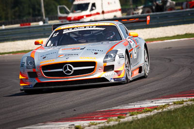 12;12;21-August-2011;Automotodróm;Dunajska-Streda;Dunajská-Streda;FIA-GT3-European-Championship;Gravity-Charouz-Racing;Jakub-Knoll;Jan-Stovicek;Jan-Šťovíček;Mercedes‒Benz-SLS-AMG-GT3;Orechova-Poton;Orechová-Potôň;Slovak-Republic;Slovakia;Slovakia-Ring;Slovensko;auto;motorsport;racing;super-telephoto