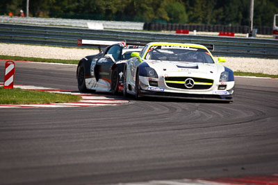 44;21-August-2011;44;Automotodróm;Brice-Bosi;Dominik-Baumann;Dunajska-Streda;Dunajská-Streda;FIA-GT3-European-Championship;HEICO-Motorsport;Mercedes‒Benz-SLS-AMG-GT3;Orechova-Poton;Orechová-Potôň;Slovak-Republic;Slovakia;Slovakia-Ring;Slovensko;auto;motorsport;racing;super-telephoto