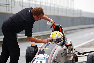 11;11;26-November-2011;Australia;Callum-Mitchell;Formula-Ford;Island-Magic;Melbourne;Mygale-SJ11A;Open-Wheeler;PIARC;Phillip-Island;VIC;Victoria;auto;motorsport;pitlane;portrait;racing;telephoto