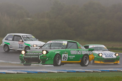 46;26-November-2011;Australia;Improved-Production;Island-Magic;Kane-Vereker;Mazda-RX‒7;Mazda-RX7;Melbourne;PIARC;Phillip-Island;VIC;Victoria;auto;motorsport;racing;rain;super-telephoto;wet