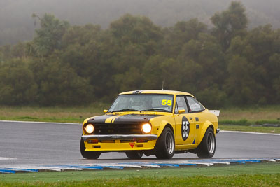 55;26-November-2011;55;Australia;Datsun-1200-Coupe;Improved-Production;Island-Magic;Melbourne;PIARC;Phillip-Island;Rod-Parsons;VIC;Victoria;auto;motorsport;racing;rain;super-telephoto;wet