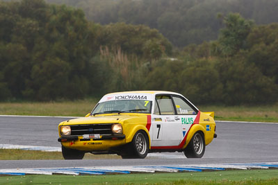 7;26-November-2011;7;Australia;David-Bone;Ford-Escort-Mk-II;Improved-Production;Island-Magic;Melbourne;PIARC;Phillip-Island;VIC;Victoria;auto;motorsport;racing;rain;super-telephoto;wet