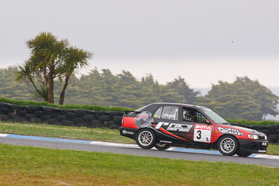 3;26-November-2011;3;Australia;Geoffrey-Fear;Improved-Production;Island-Magic;Melbourne;Nissan-Pulsar-N14;PIARC;Phillip-Island;VIC;Victoria;auto;motorsport;racing;rain;super-telephoto;wet