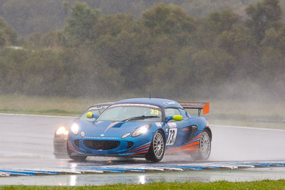 73;26-November-2011;73;Australia;Glenn-Townsend;Island-Magic;Lotus-Elise;Melbourne;PIARC;Phillip-Island;Production-Sports-Cars;Tim-Mackie;VIC;Victoria;auto;motorsport;racing;rain;super-telephoto;wet