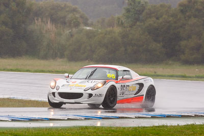 86;26-November-2011;86;Angela-Coradine;Australia;Island-Magic;Lotus-Elise;Melbourne;PIARC;Phillip-Island;Production-Sports-Cars;Scott-Bargwana;VIC;Victoria;auto;motorsport;racing;rain;super-telephoto;wet