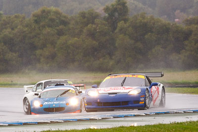 9;26-November-2011;9;Australia;Chevrolet-Corvette-Z06‒R-GT3;Island-Magic;Jim-Manolios;Melbourne;PIARC;Phillip-Island;Production-Sports-Cars;Rod-Wilson;VIC;Victoria;auto;motorsport;racing;rain;super-telephoto;wet