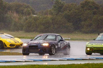 2;2;26-November-2011;Anthony-Bonanno;Australia;Christopher-Romano;Island-Magic;Mazda-MX‒5;Mazda-MX5;Mazda-Miata;Melbourne;PIARC;Phillip-Island;Production-Sports-Cars;VIC;Victoria;auto;motorsport;racing;rain;super-telephoto;wet