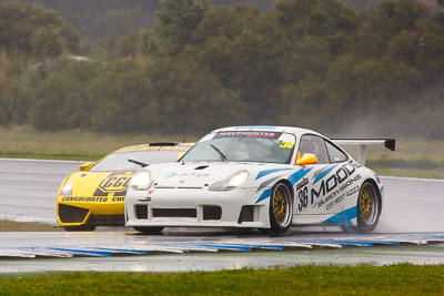 36;26-November-2011;36;Anthony-Moodie;Australia;Island-Magic;Melbourne;Nick-Cascone;PIARC;Phillip-Island;Porsche-911-GT3R-996;Production-Sports-Cars;VIC;Victoria;auto;motorsport;racing;rain;super-telephoto;wet