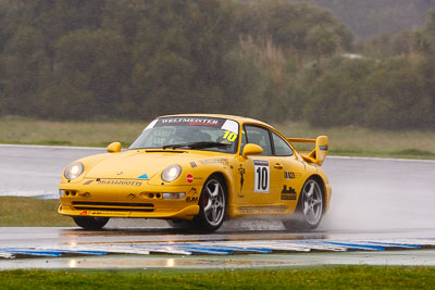 10;10;26-November-2011;Australia;Benjamin-Faggeter;Emanuel-Mezzasalma;Island-Magic;Melbourne;PIARC;Phillip-Island;Porsche-993;Production-Sports-Cars;VIC;Victoria;auto;motorsport;racing;rain;super-telephoto;wet