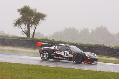 71;26-November-2011;71;Australia;George-Pethard;Island-Magic;Lotus-Elise;Max-Baerlocher;Melbourne;PIARC;Phillip-Island;Production-Sports-Cars;VIC;Victoria;auto;motorsport;racing;rain;super-telephoto;wet