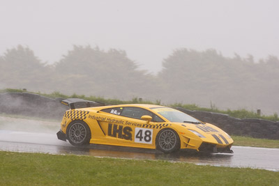 48;26-November-2011;48;Australia;Island-Magic;Justin-McMillan;Lamborghini-Gallardo-LP560;Matt-Coleman;Melbourne;PIARC;Phillip-Island;Production-Sports-Cars;VIC;Victoria;auto;motorsport;racing;rain;super-telephoto;wet